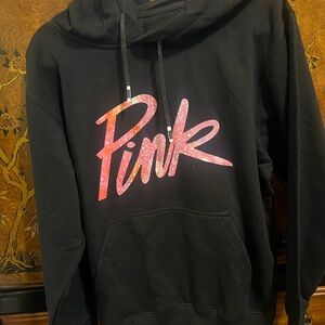 Black Pink Hoodie Sweater
